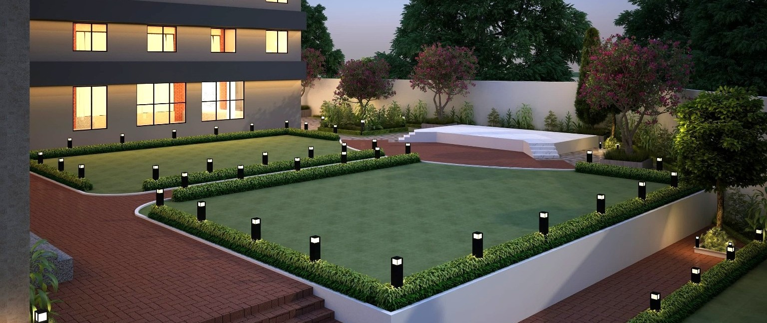 Lawn 1 within The Acre’s main premises