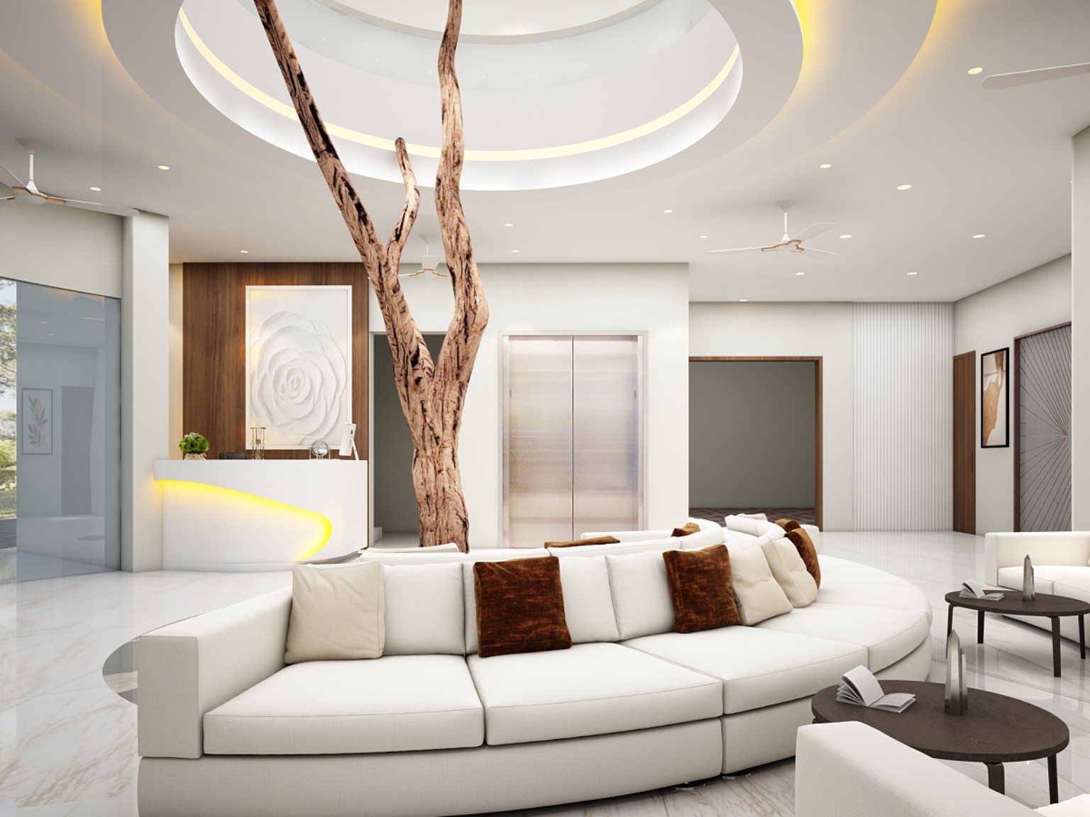 Guest lobby and reception
